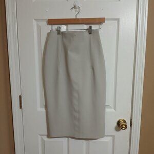 Epoque Evolution Women Creamy Taupe Pencil Skirt Size 8